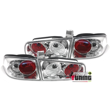 FEUX TUNING LEXUS CHROME POUR RENAULT LAGUNA 2 PHASE 1 DE 2001 A 2005 (11709)