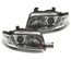 FEUX PHARES AVANTS LED DE JOUR DIURNES DRL CHROME AUDI A4 B5 PHASE 2 (00353)
