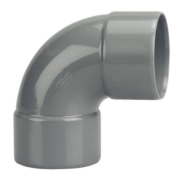 Coude PVC double Femelle 87°30 D50 - WAVIN - 3026054
