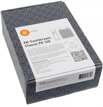 Radiateur pour watercooling Ekwb EK-CoolStream Classic PE 120mm (Noir)