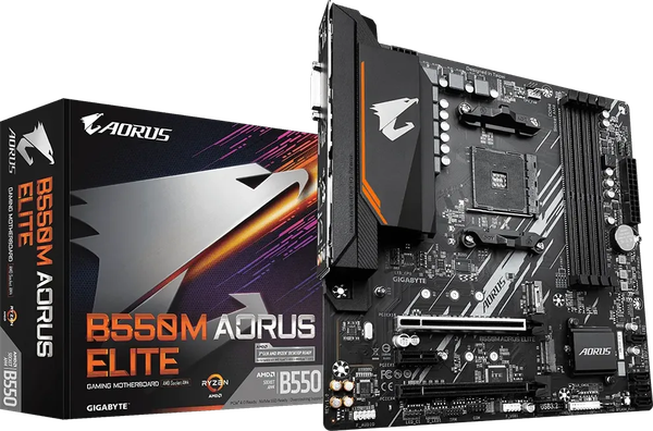 Carte Mère Gigabyte B550M Aorus Elite (AM4) Micro ATX