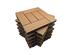 Pack dalle de terrasse 1m² bois composite classic (11 pièces 30 x 30 cm ) - Coloris - Terre cuite, Largeur - 30 cm, Longueur - 30 cm, Surface couverte en m² - 1