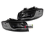 FEUX PHARES AVANTS NOIRS TUBE LED LIGHT BAR AUDI A4 B6/8E (02735)