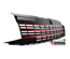 GRILLE DE CALANDRE SPORT NOIRE ET ROUGE VW VOLKSWAGEN T6 BUS TRANSPORTEUR (05154)