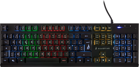 Clavier Gamer Verbatim SureFire KingPin X2 RGB (Noir)