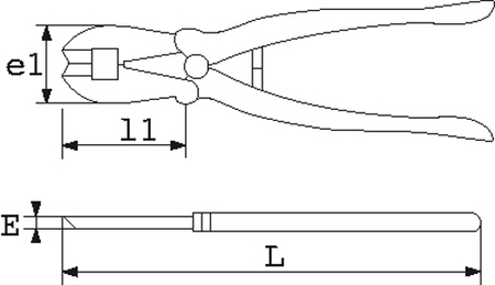 Pince coupante acier grande capacité 210mm - SAM OUTILLAGE - 227-20AN