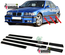 6 BAGUETTES DE PORTES MOTORSPORT BMW SERIE 3 E36 BERLINE TOURING (05382)