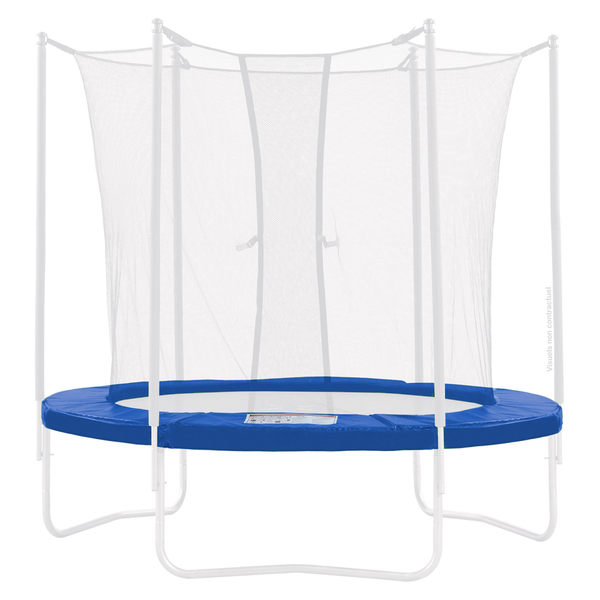 Kangui - Coussin de protection bleu Ø430cm pour trampoline