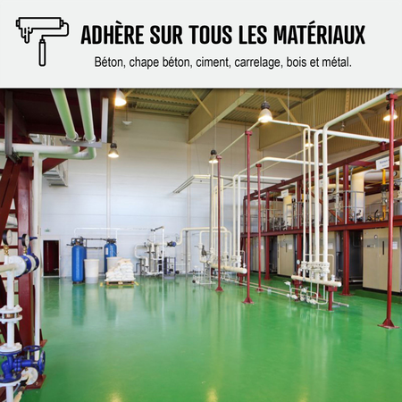 Peinture bi composant pour sol industriel et parking | Maison Etanche
