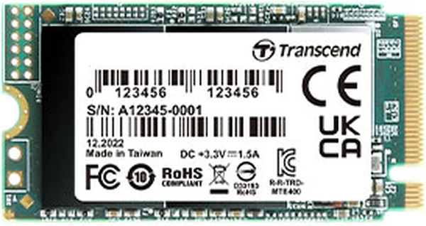 Disque SSD Transcend MTE400S 2To - M.2 NVMe Type 2242