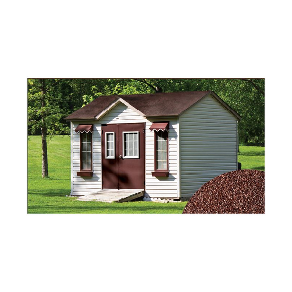 Rouleau de bardeau bitumé 10 m² shingle  10 x 1 m (frais de port offerts) - Coloris - Rouge, Largeur - 1 m, Longueur - 10 m