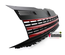 GRILLE DE CALANDRE SPORT NOIRE ET ROUGE VW VOLKSWAGEN T6 BUS TRANSPORTEUR (05154)