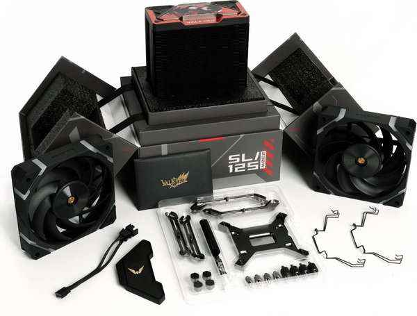 Ventilateur pour processeur Valkyrie Vind SL125 RGB (Noir)