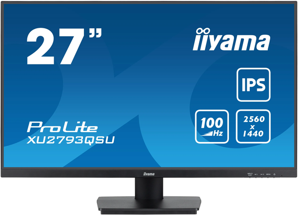 Ecran 27" Iiyama ProLite XU2793QSU-B7 Quad HD 100Hz (Noir)