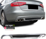 DIFFUSEUR ARRIERE LOOK PACK SPORT POUR AUDI A4 B8 DE 2007 A 2011 (04932)