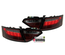 FEUX ROUGES FUMES LIGHT BAR CELIS A LED POUR AUDI A5 8T PHASE 1 SANS LED D'ORIGINE (04572)
