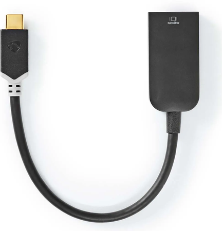 Câble adaptateur Nedis USB-C vers HDMI 1.4 - 20cm M/F (Noir)
