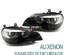 PHARES NOIRS ANNEAUX LED 3D AU XENON SANS FEUX DE VIRAGE BMW X5 E70 2007-2010 PH1 (05472)