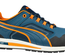 Baskets de sécurité basse CROSSTWIST LOW S3 HRO SRC bleu/orange P41 - PUMA - 643100-T.41