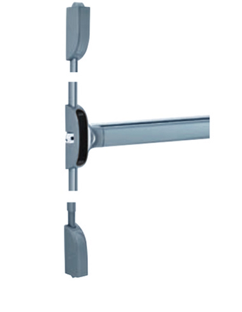 Antipanique PUSH BAR 1900 3 points L850 Inox resistant au feu - ASSA ABLOY - 16860000