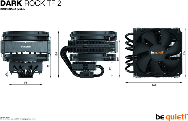Ventilateur processeur be quiet! Dark Rock TF2