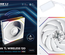 Ventilateur de boitier Lian Li Uni Fan TL Wireless RGB - 12cm (Blanc)