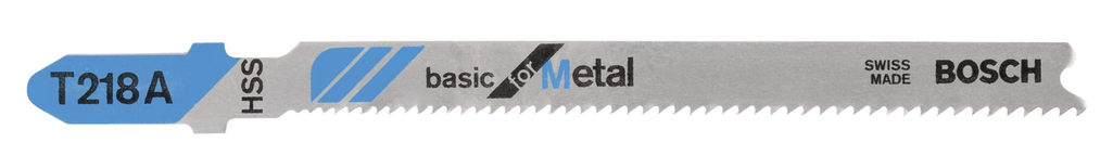 Pack de 2 lames de scie sauteuse T 218 A en acier HSS 92mm - BOSCH - 2609256962