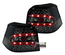 FEUX ARRIERES SPORT NOIRS A LED POUR VOLKSWAGEN GOLF 4 BERLINE (00914)