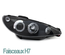 PHARES FEUX AVANTS NOIRS ANNEAUX LED ANGEL EYES PEUGEOT 206 2002-2009 en H7/H7 (12326)
