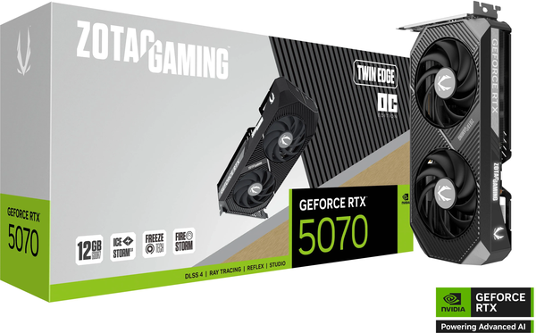 Carte Graphique Zotac Gaming GeForce RTX 5070 Twin Edge OC