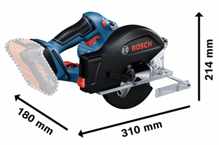 Scie circulaire 18V GKM 18V-50 Professional (sans batterie ni chargeur) + coffret L-BOXX - BOSCH - 06016B8001