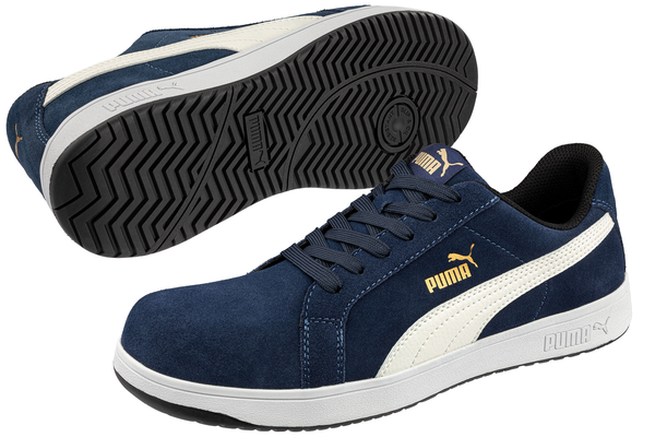 Chaussure de sécurité P 43 Suède Iconic Navy Low S1PL - PUMA - 640024