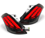 FEUX ROUGES NOIRS BANDES CELIS  ET LED LOOK PACK SPORT SUZUKI SWIFT II 2010-2017 (05459)