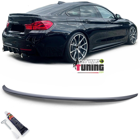 BECQUET SPOILER COFFRE SPORT NOIR BRILLANT BMW SERIE 4 F36 GRAN COUPE (05526)