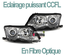 2 PHARES FEUX AVANTS ANGEL EYES CCFL CHROME BMW SERIE 3 E46 5 PORTES 2001-2005 (03629)