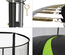 Kangui - Trampoline de jardin rond 305 cm + filet + échelle + bâche + kit ancrage | PUNCHI Vert