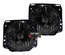 FEUX OPTIQUES DE PHARES FUMES NOIRS POUR VW GOLF 2 1983-1992 (10646)