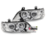 PHARES FEUX AVANTS ANNEAUX ANGEL EYES LED CHROM BMW Z3 PHASE 1 et 2 (12844)