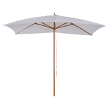 Parasol droit rectangulaire grande taille dim. 3L x 2l x 2,5H m