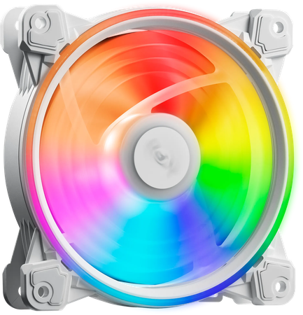 Ventilateur de boitier Adata XPG Hurricane RGB - 12cm (Blanc)