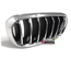 GRILLES DE CALANDRES SPORT CHROME POUR BMW X5 F15 et X6 F16 2013-2018 (04824)