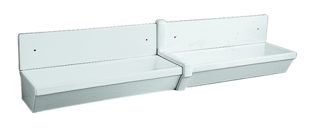 Lavabo collectif PUBLICA blanc 1000x390mm - GEBERIT - 00762000000