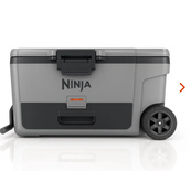 Ninja FrostVault 61 L Glacière roulante avec zone sèche, Gris Ardoise FB265EUUKGY