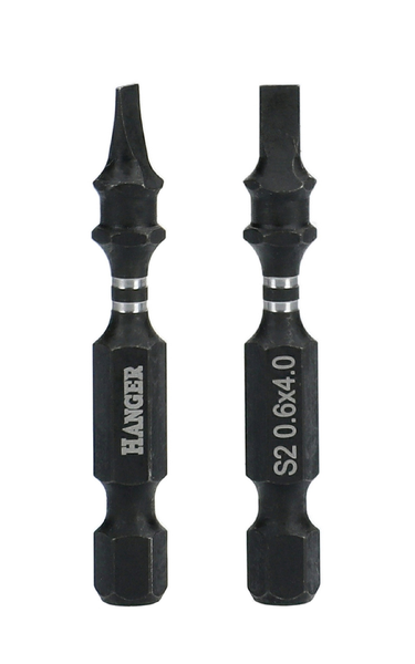 Embouts impact 1/4'' fente 75 x 4mm - HANGER - 134081