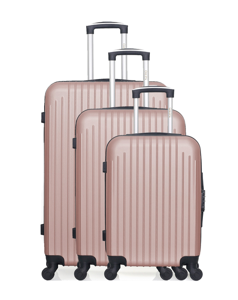 HERO - Set de 3 Valises CARPATES 75 cm 4 Roues