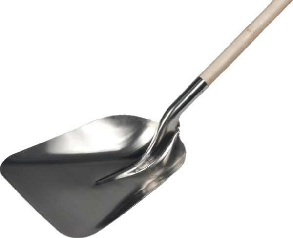 Pelle à neige en aluminium avec manche en bois 130cm - MERMIER - 575133