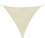 Voile d'ombrage triangulaire 3x3x3 m crème