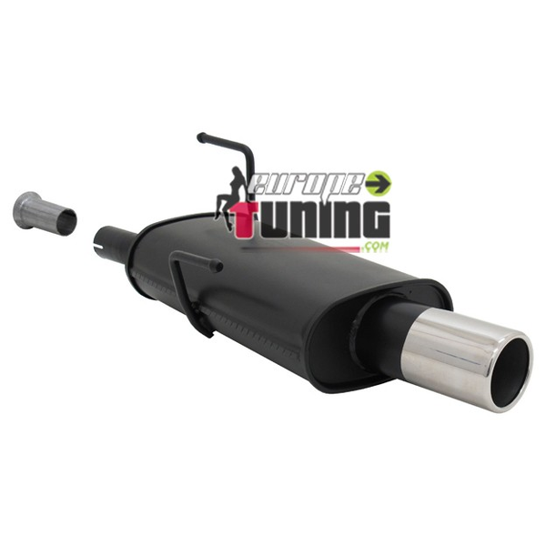 SILENCIEUX POT D'ECHAPPEMENT SPORT PEUGEOT 206 1x90MM CUP-DESIGN (18289)