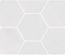 URBAN HEXA LIGHT- Carrelage 29,2x25,4 cm Hexagonal aspect Béton Blanc