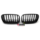 GRILLES CALANDRES SPORT NOIRES BRILLANTES BMW X5 E70 & X6 E71 (05012)